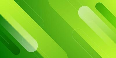 Minimal colorful green geometric background. Dynamic shapes pattern. vector