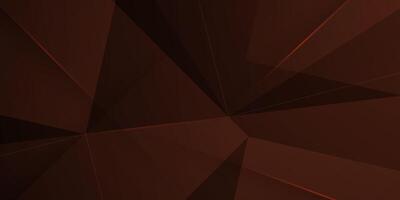 Abstract dark brown background with shadow and lights on fractal pattern design. vector