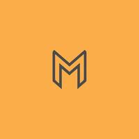 Abstract Initials letter M set icon logotype design. Modern creative logo. vector