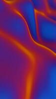 A computer generated image of a blue and orange wave video