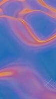 A blue and orange abstract background with waves video