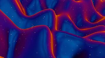 A computer generated image of a wave pattern video
