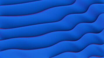 A blue and red wave pattern on a surface video
