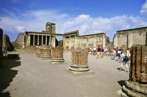 A large building with columns photo