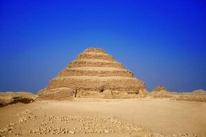 The step pyramid of saqqara, egypt photo