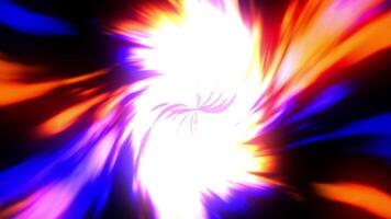 Flowback, colorful swirling spiral fancy background material video