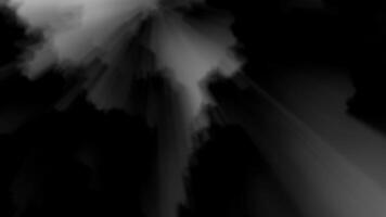 Background material where light leaks from a black background video
