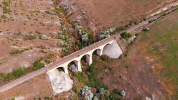 Old railway bridge video