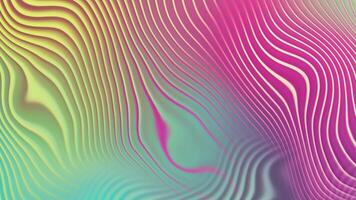 prismatic iridescent gradient surface with wavy motion and abstract shapes, multipurpose background with cool color palette and modern look video