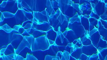 Water in the pool, sunlight is reflected, waves. Reflection and glare. Sun Glare in the Water in the Pool. video