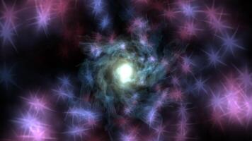 Abstract colored background. Star on a black background. Abstract animation. video
