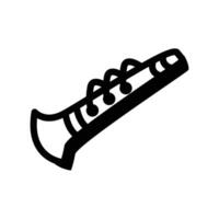 clarinet icon line vector