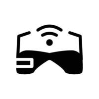 Smart AR Integration icon solid vector
