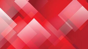 Abstract geometric red background. Red geometric square background vector