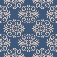 Damask seamless pattern. Fine traditional ornament with oriental elements. Repeated designs for wallpaper, branding, web design, invitations, blankets, bedspreads. vector