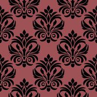 Damask seamless pattern. Fine traditional ornament with oriental elements. Repeated designs for wallpaper, branding, web design, invitations, blankets, bedspreads. vector