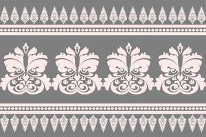 classic Seamless pattern with ethnic ornaments. illustration. illustration for elegant textile design. vector