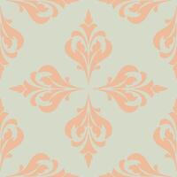 Oriental pattern with damask, arabesque and floral elements. Seamless abstract background. Repeated designs for wallpaper, branding, web design, invitations, blankets. vector