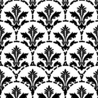 classic damask seamless pattern, illustration for elegant textile design. vector