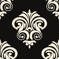 damask seamless pattern element. Elegant luxury texture for wallpapers, backgrounds. Repeated designs for wallpaper, branding, web design, invitations, blankets, bedspreads. vector