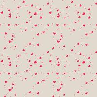 Beads with hearts and round beads pattern, hearts on string, decoration design element for Valentines Day, wedding, declaration of love, romance. vector