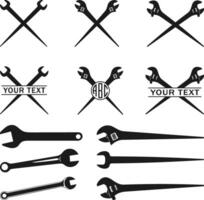 Spud Wrench Design, Ironworker, Iron Worker Vectors Cameo Silhouette,