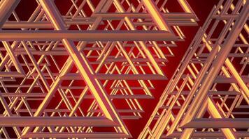 Abstract Geometric Fantasy Grid 01. video