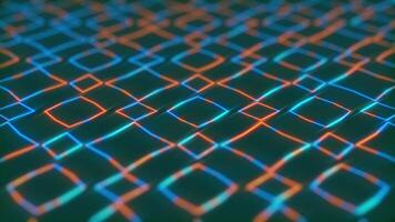 Abstract Beautiful Geometric Repeating Pattern Animation Background. video