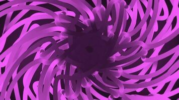 Abstract Spiral Rotating Glow Lines. video