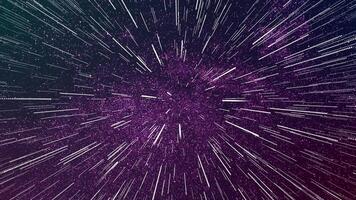 Space background with stars and space dust video