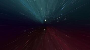 Space background with a bright light and a dark background video