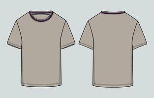 Two t - shirts with different colors vector