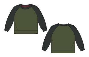 Sweatshirt mockup template vector