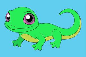 Adorable Lizard Graphic For Web And Print. Premium Lizard Illustration For All Creative Projects. vector