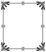 Ornamental vintage borders and frames decorative background. vector