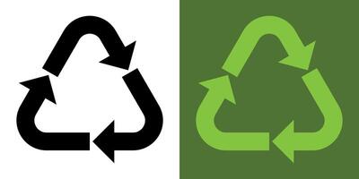 Recycling. Recycle icons. Recycling arrows. Recycling Symbol. Reuse, green environment and saving the planet. Ecology, environmentally friendly. vector
