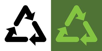 Recycling. Recycle icons. Recycling arrows. Recycling Symbol. Reuse, green environment and saving the planet. Ecology, environmentally friendly, environmental management symbols. vector