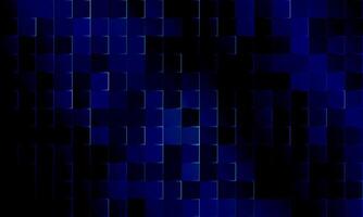 Geometric abstract background in grid square mosaic pattern. dark blue futuristic background. vector