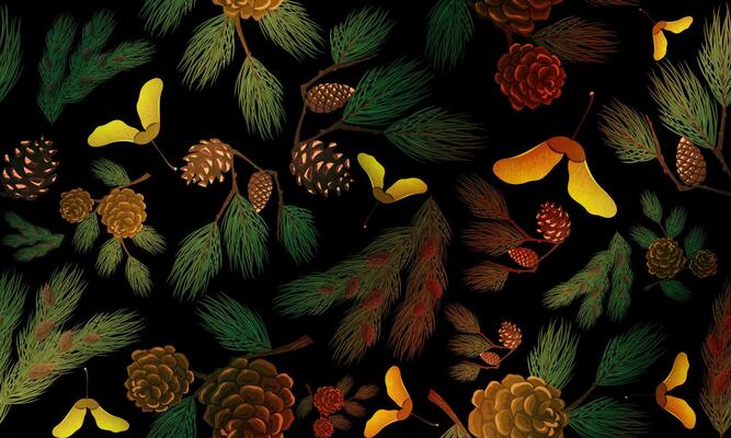 abstract green leaf texture, jungle leaf seamless floral pattern background. colorful flower and leaves vintage background.