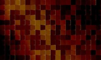 Geometric abstract background in grid square style with dark orange square pattern futuristic background. vector