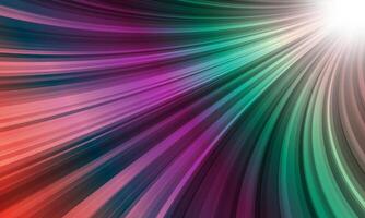 Shiny light sunburst. Colorful beams stripes soft lines bright light background. vector