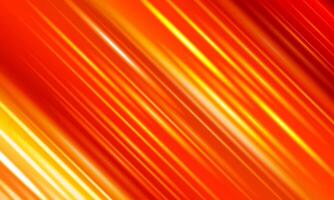 Neon lines moving light effect orange stripes bright background. Lines of light, speed and movement. futuristic background. vector