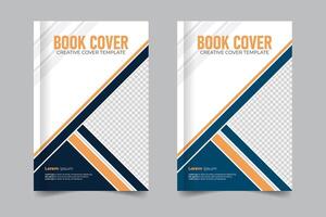Unique style and creative layout, Print-ready business cover template, with image vector