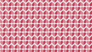 Seamless Heart Shape Pattern Ideal for Valentines Day vector