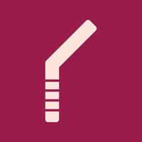 Drinking Straw trendy artwork beautiful abstract illustration colorful pink design vector