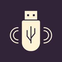 USB trendy artwork glorious abstract illustration colorful useable design vector