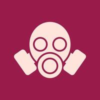 Gas Mask trendy artwork beautiful abstract illustration colorful pink design vector