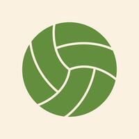 Volleyball trendy artwork elegant abstract illustration colorful useable design vector
