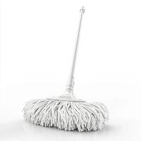 Cleaning tool with a fluffy head designed for effective dusting and mopping tasks indoors and outdoors photo