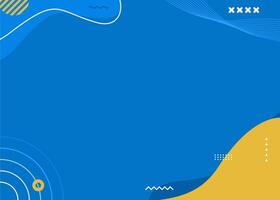 Blue and yellow abstract background vector